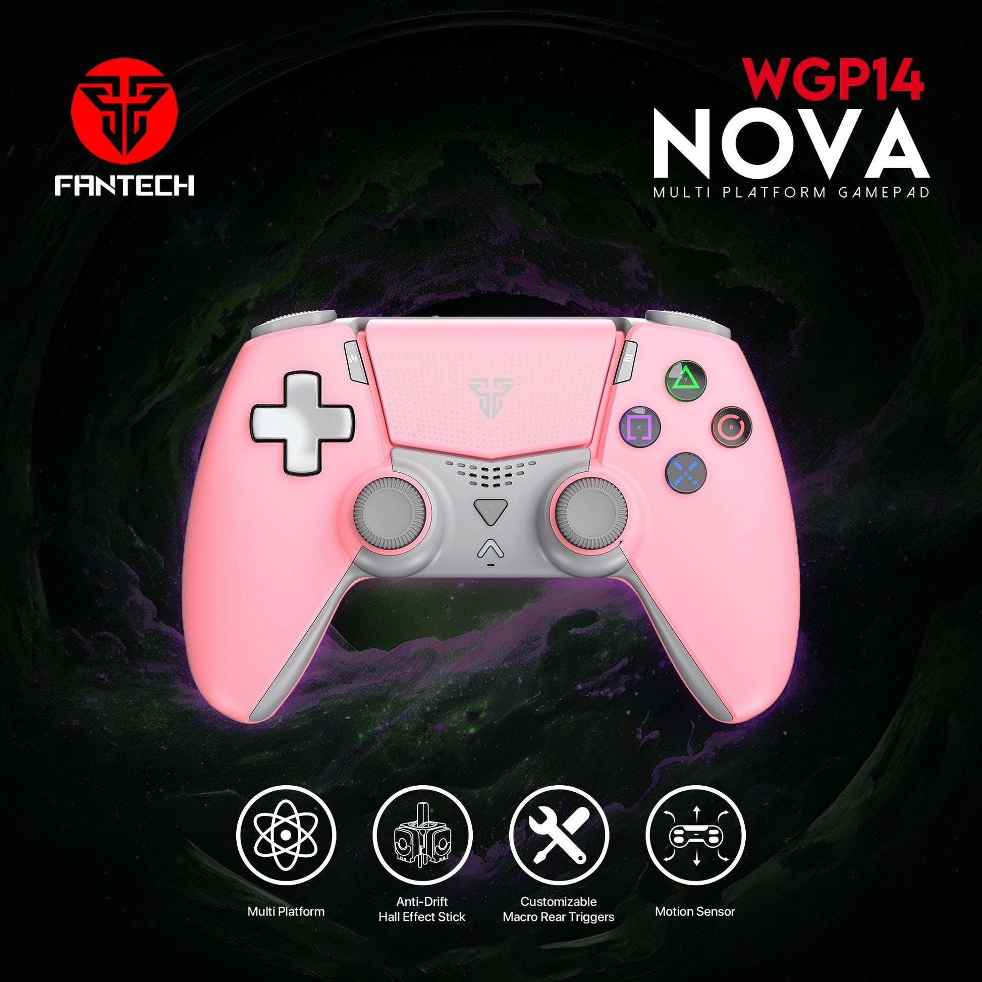 Fantech NOVA WGP14 MULTI PLATFORM Hall Effect Gamepad Console