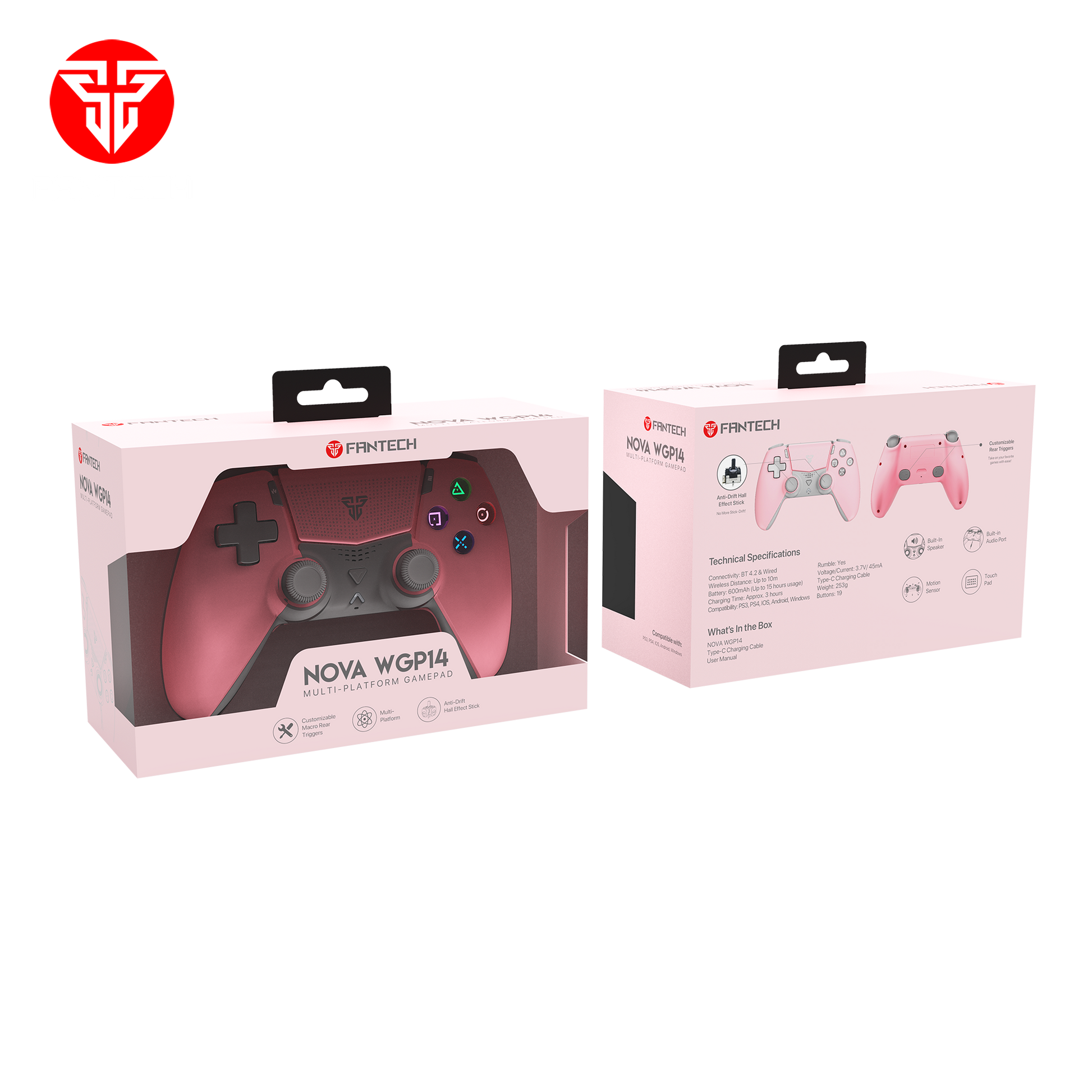 Fantech NOVA WGP14 MULTI PLATFORM Hall Effect Gamepad Console