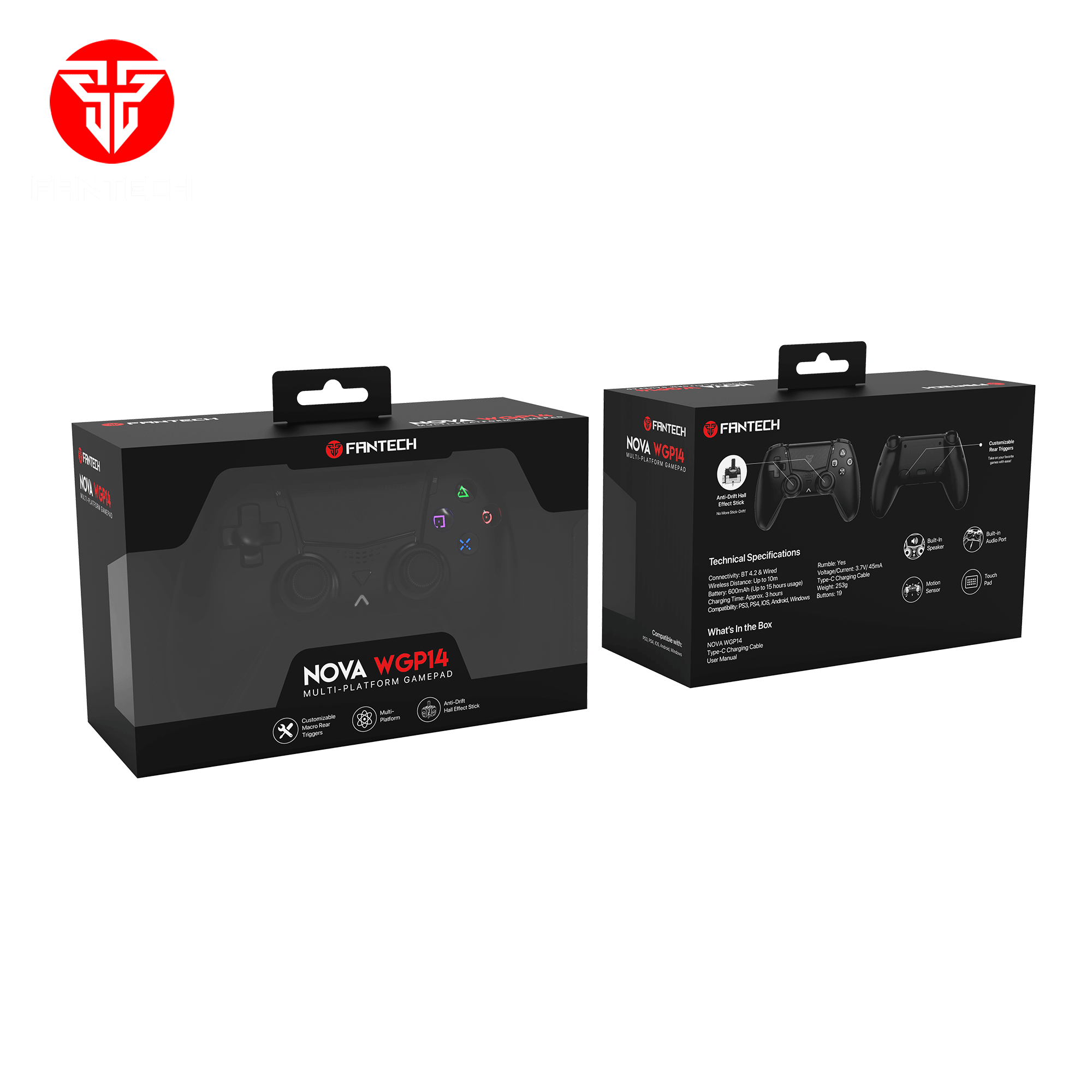 Fantech nova wgp14 multi-platform hall effect gamepad - Fun Touch