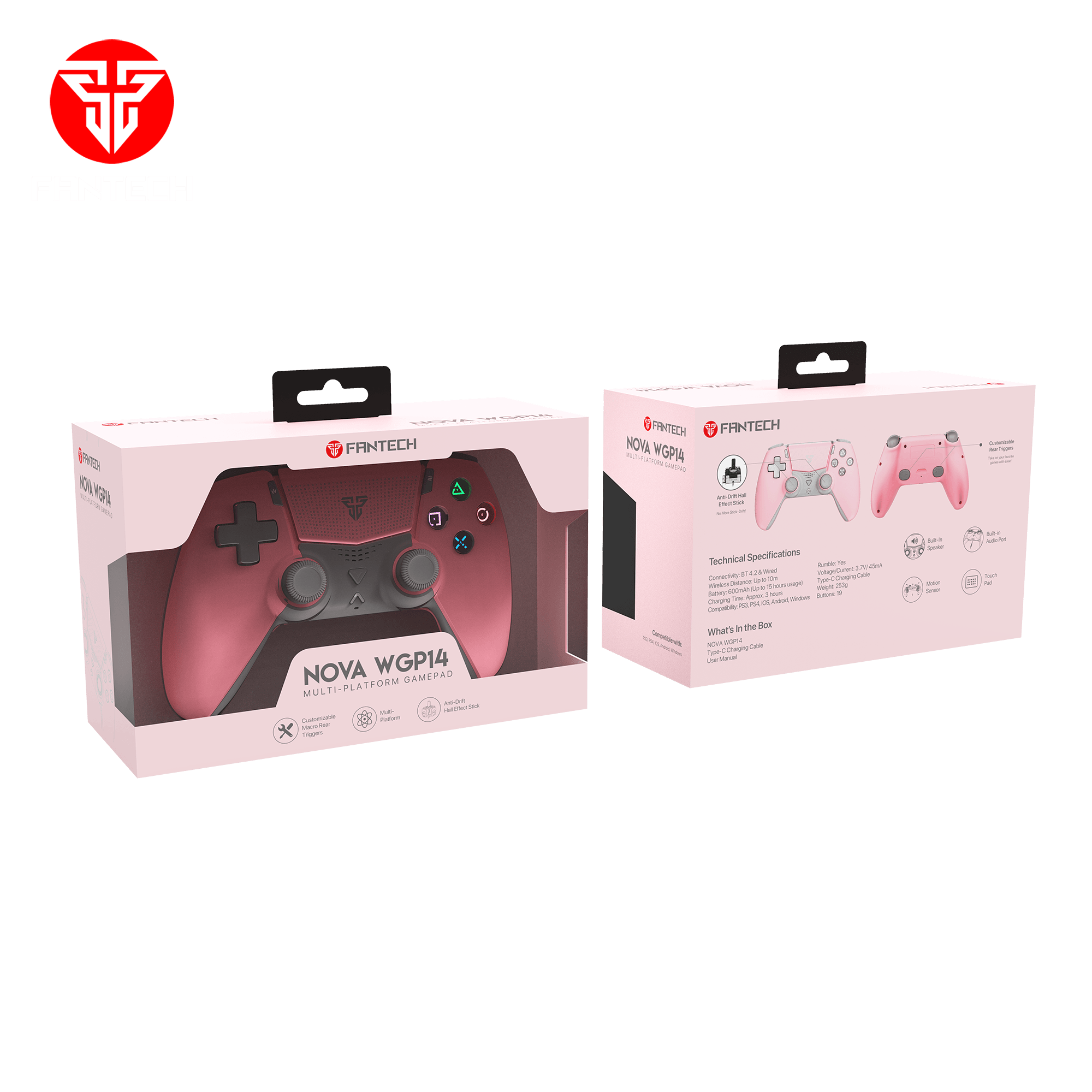 Fantech nova wgp14 multi-platform hall effect gamepad - Fun Touch