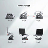 Fantech ns10 notebook stand computer risers & stands