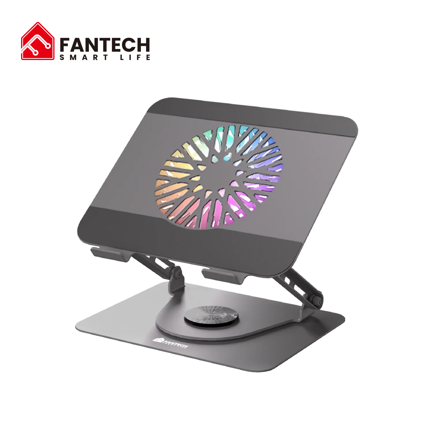 Fantech ns30 notebook stand and cooling fan rgb computer risers & stands
