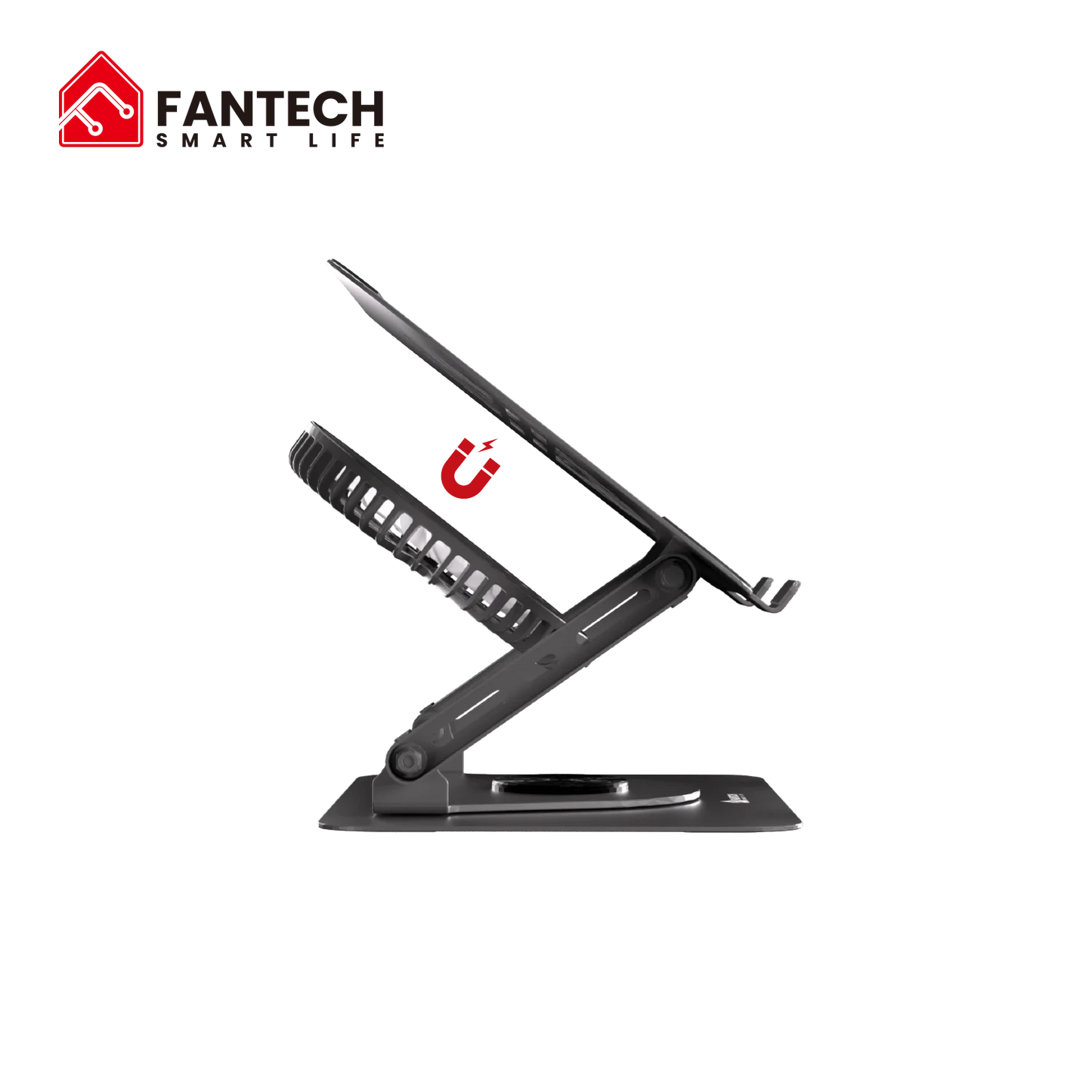 Fantech ns30 notebook stand and cooling fan rgb computer risers & stands