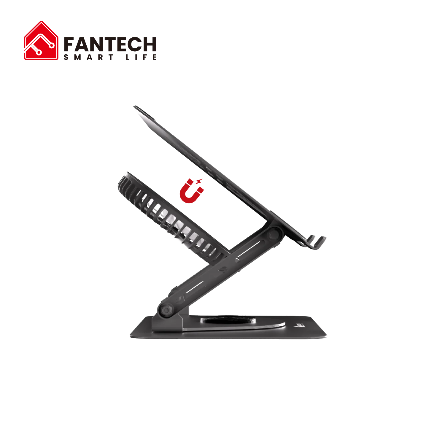 Fantech ns30 notebook stand and cooling fan rgb computer risers & stands
