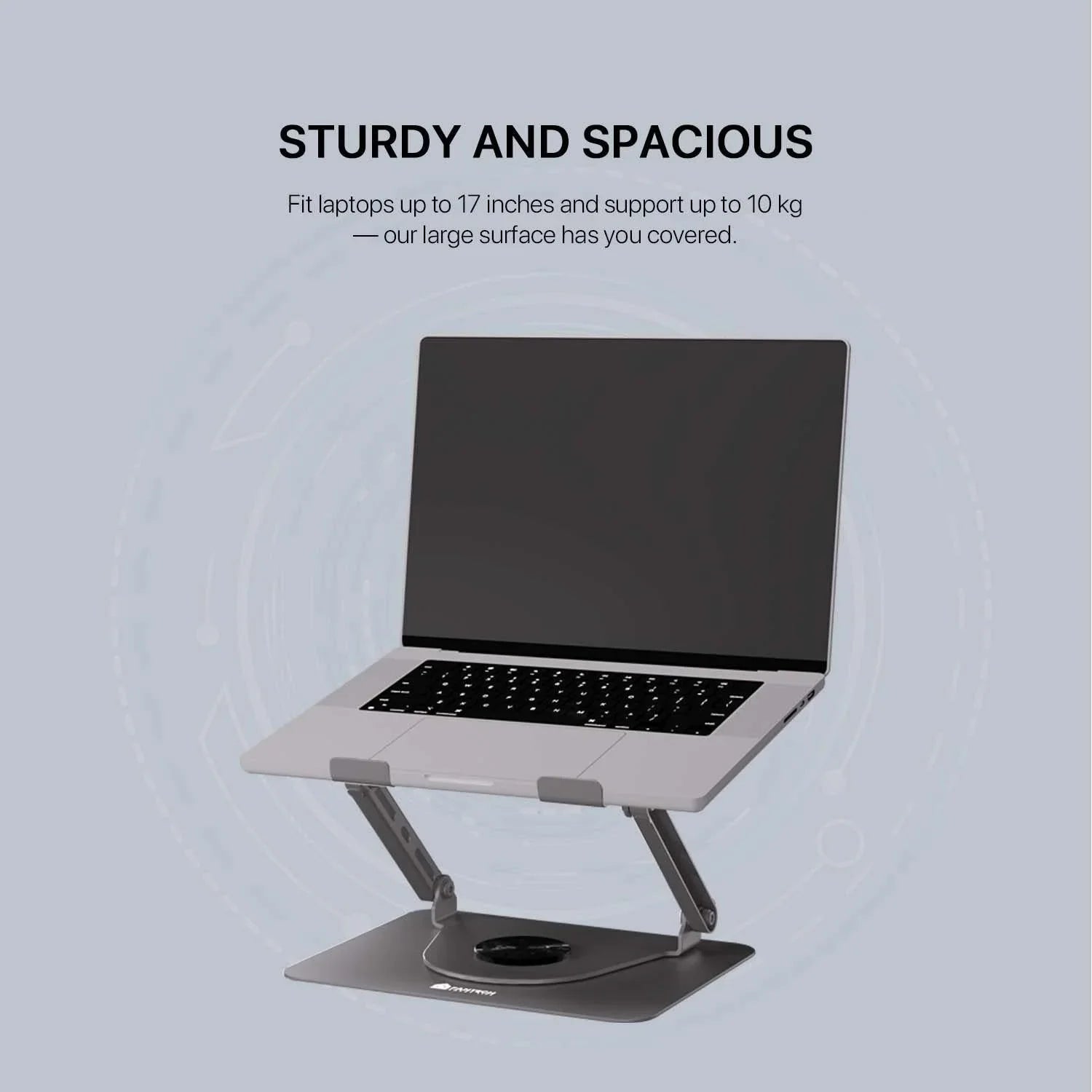 Fantech ns30 notebook stand and cooling fan rgb computer risers & stands