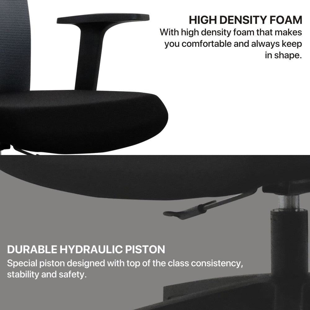 FANTECH OC A258 OFFICE CHAIR – BLACK Desk & Chair