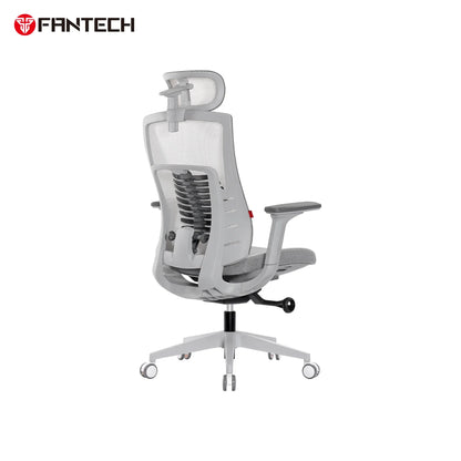 Fantech oc1 ergonomic office chair white - desk & chair