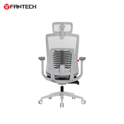 Fantech oc1 ergonomic office chair white - desk & chair