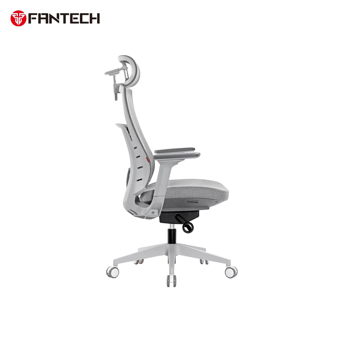 Fantech oc1 ergonomic office chair white - desk & chair