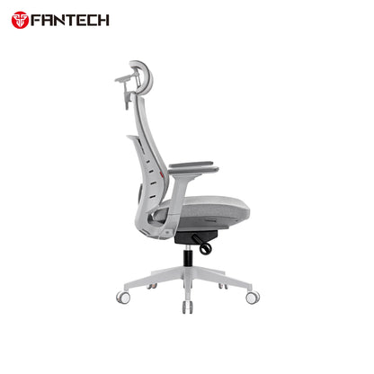 Fantech oc1 ergonomic office chair white - desk & chair