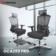 FANTECH OCA259 PRO OFFICE CHAIR (BLACK) Desk & Chair
