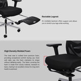 FANTECH OCA259 PRO OFFICE CHAIR (BLACK) Desk & Chair