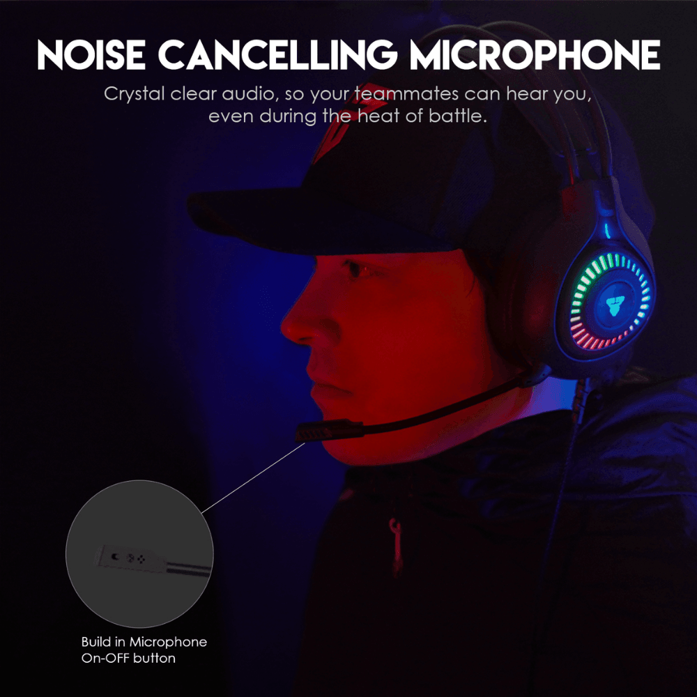 Fantech Orbit HG25 7.1 virtual surround sound gaming headset Audio