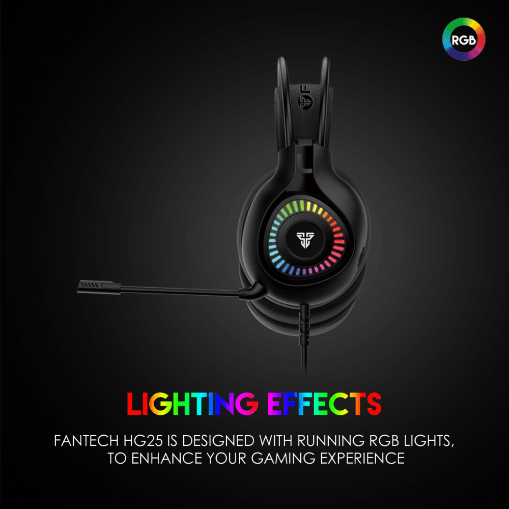 Fantech Orbit HG25 7.1 virtual surround sound gaming headset Audio