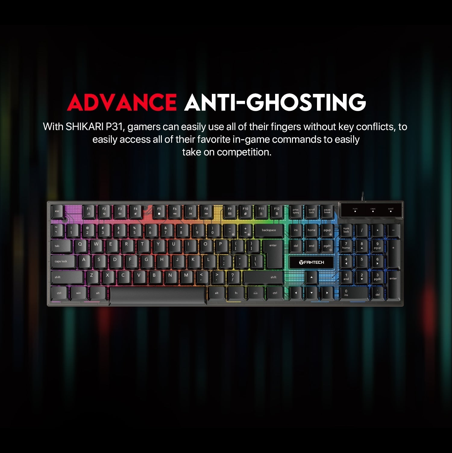 FANTECH P31 HERO BUNDLE GAMING SET FANTECH 25