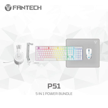 Fantech p51 power bundle gaming keyboard and mouse keyboard trays & platforms