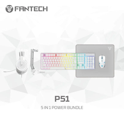 Fantech p51 power bundle gaming keyboard and mouse keyboard trays & platforms