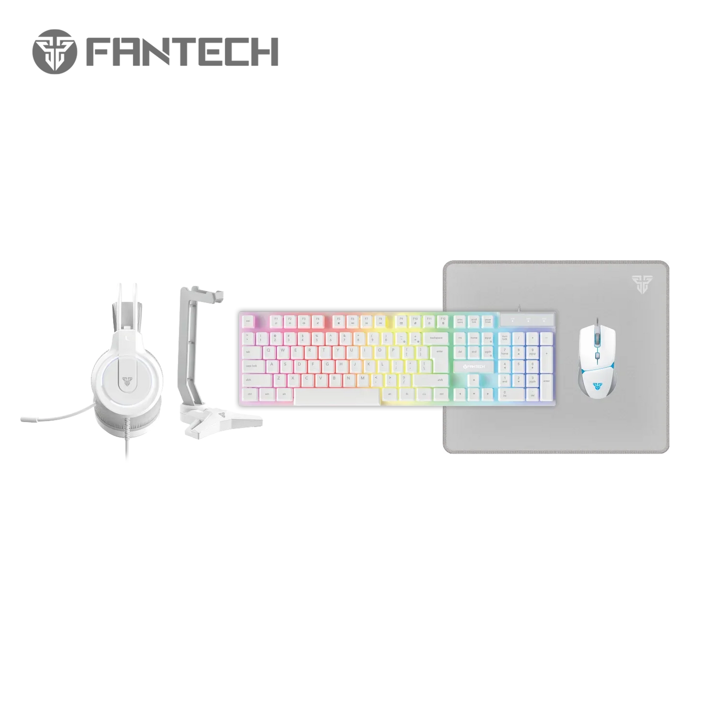 Fantech p51 power bundle gaming keyboard and mouse keyboard trays & platforms