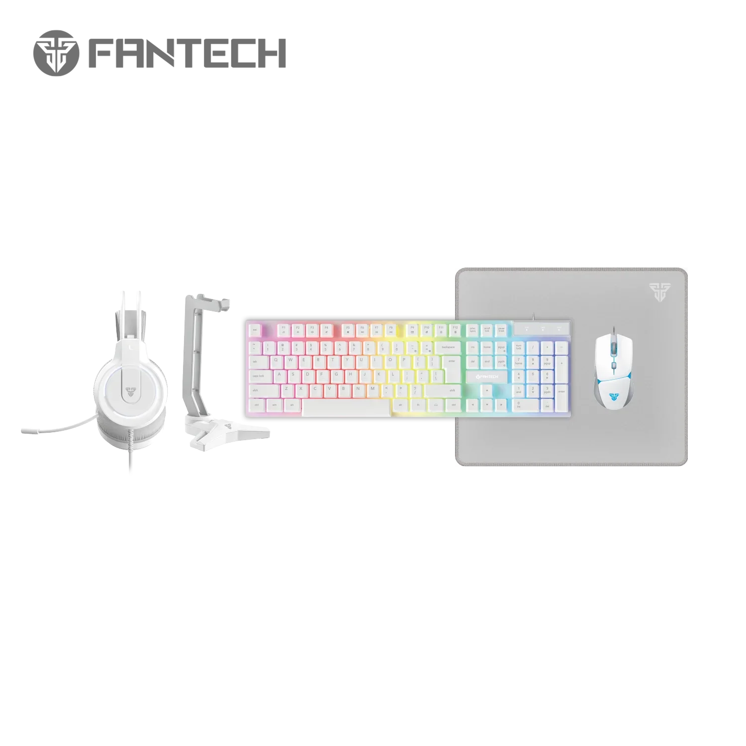 Fantech p51 power bundle gaming keyboard and mouse keyboard trays & platforms