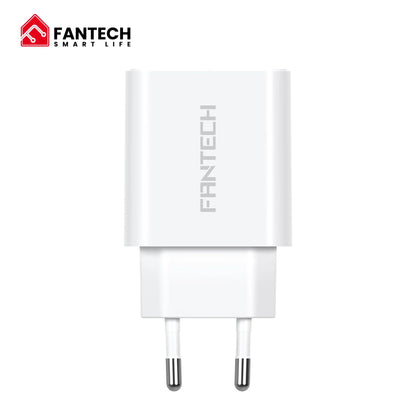 Fantech pk202 20w fast charging plug usb c braided cable power iphone - cables & chargers | mobile essential