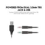 Fantech PORTAL HQ55 3.5mm Jack Headset Gaming RGB Audio