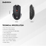 Fantech raigor iii wg12 gaming mouse with 2.4ghz wireless connection - Fun Touch