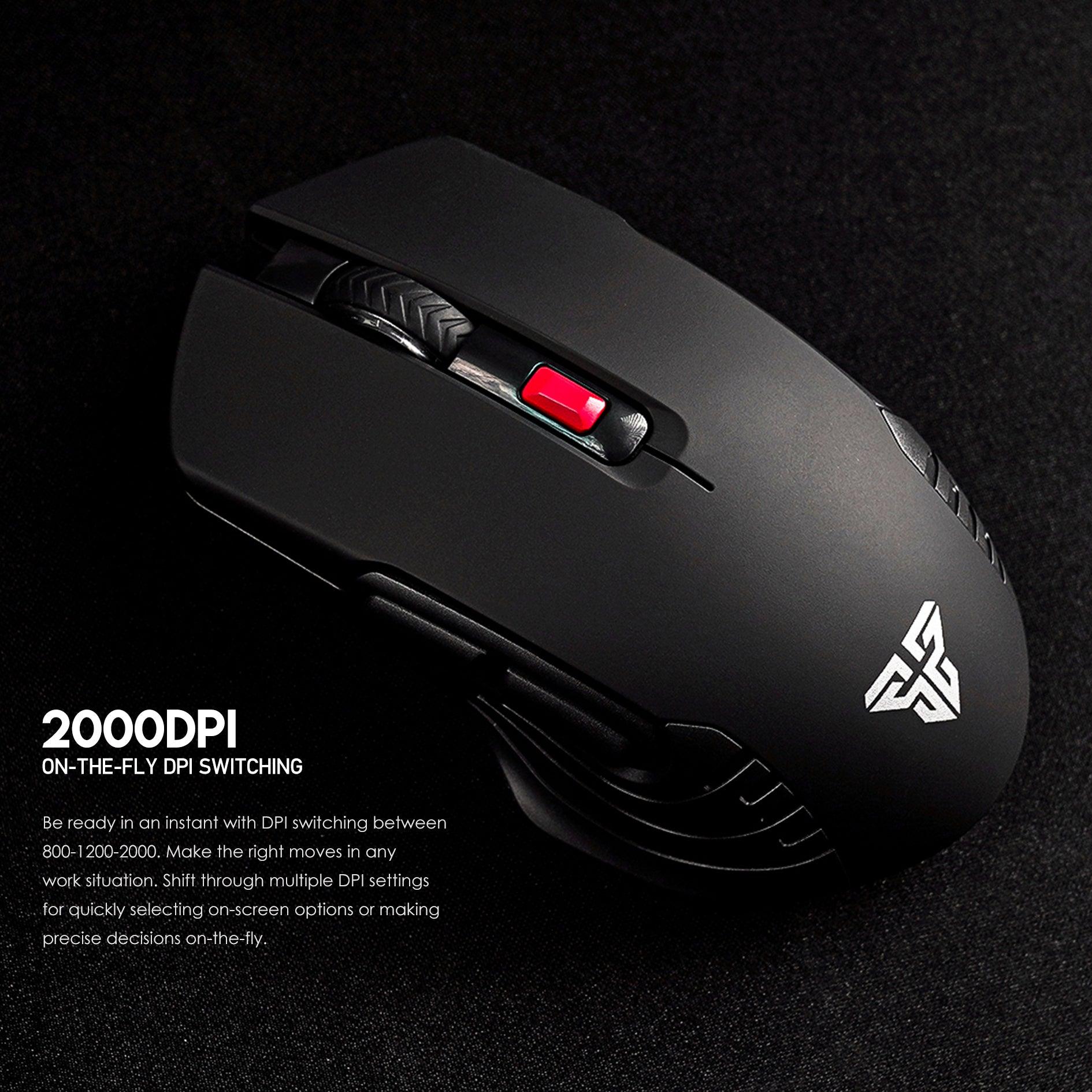 Fantech raigor iii wg12 gaming mouse with 2.4ghz wireless connection - Fun Touch