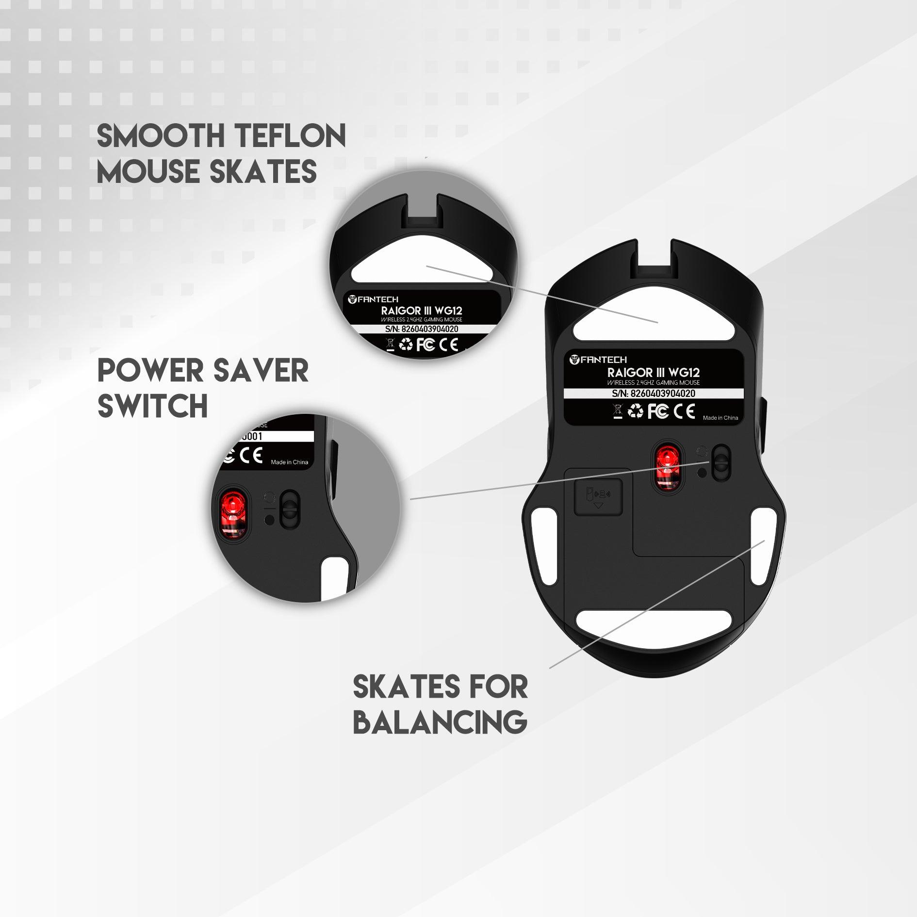 Fantech raigor iii wg12 gaming mouse with 2.4ghz wireless connection - Fun Touch