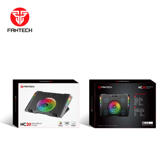 Fantech rgb notebook laptop cooling pad nc20
