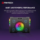 Fantech rgb notebook laptop cooling pad nc20