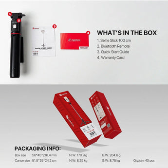 Fantech selfie stick ss100 selfie sticks