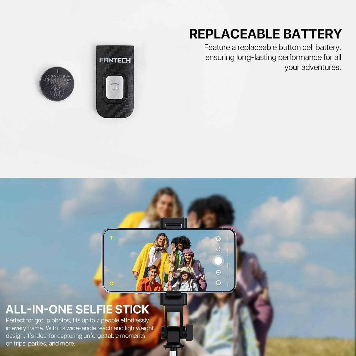 Fantech selfie stick ss100