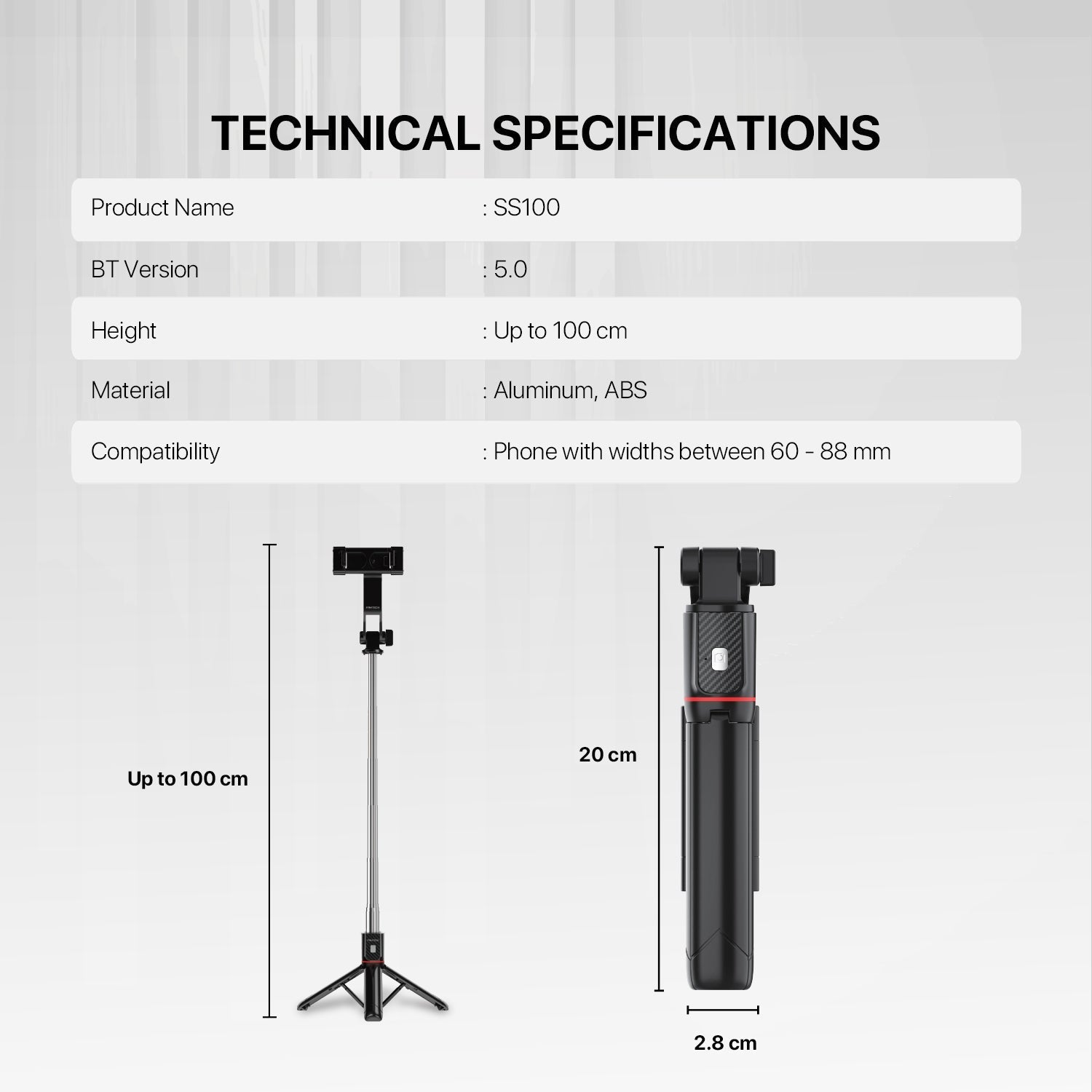 Fantech Selfie Stick SS100 New Arrivals