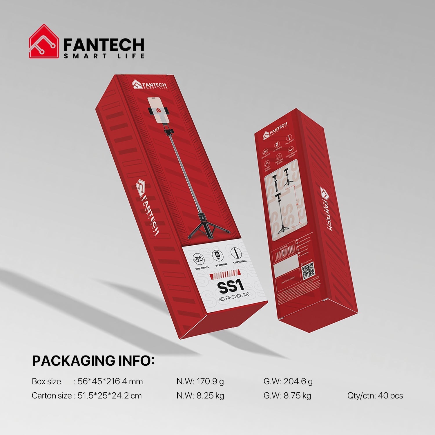 Fantech Selfie Stick SS100 New Arrivals