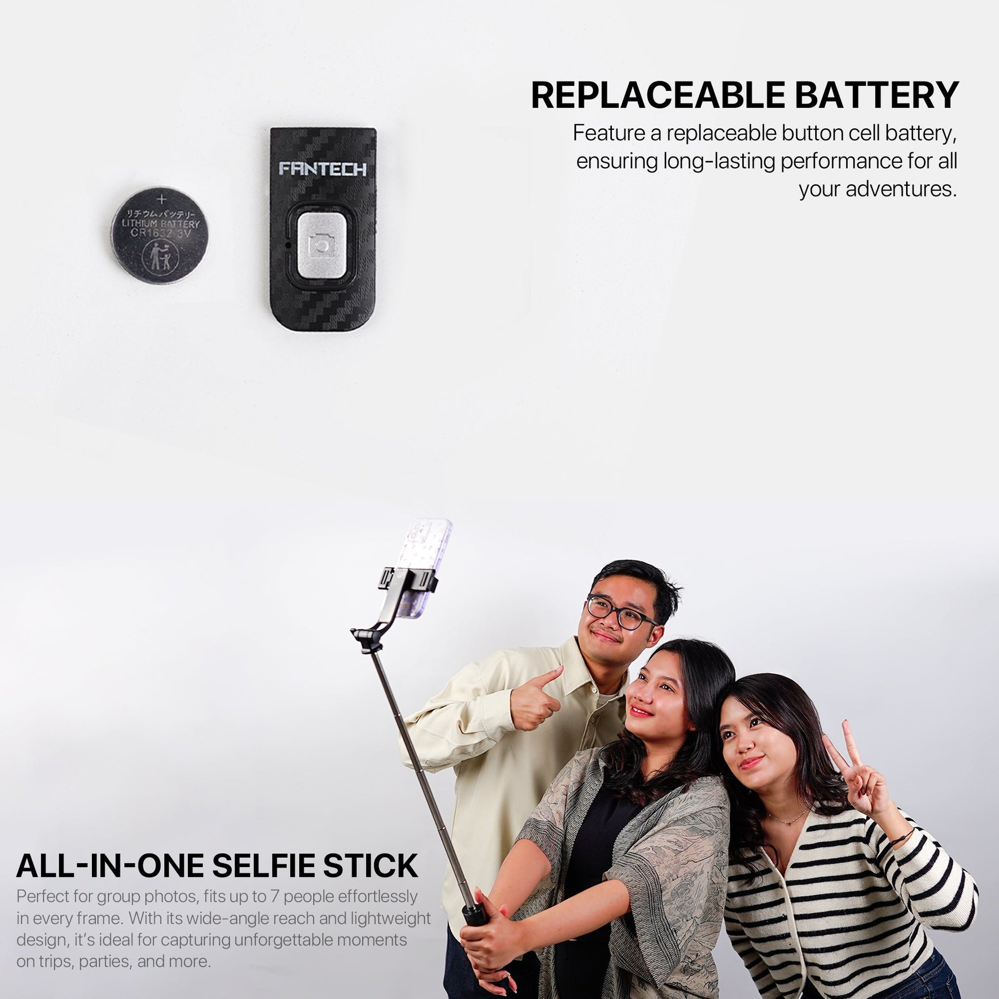 Fantech Selfie Stick SS100 New Arrivals