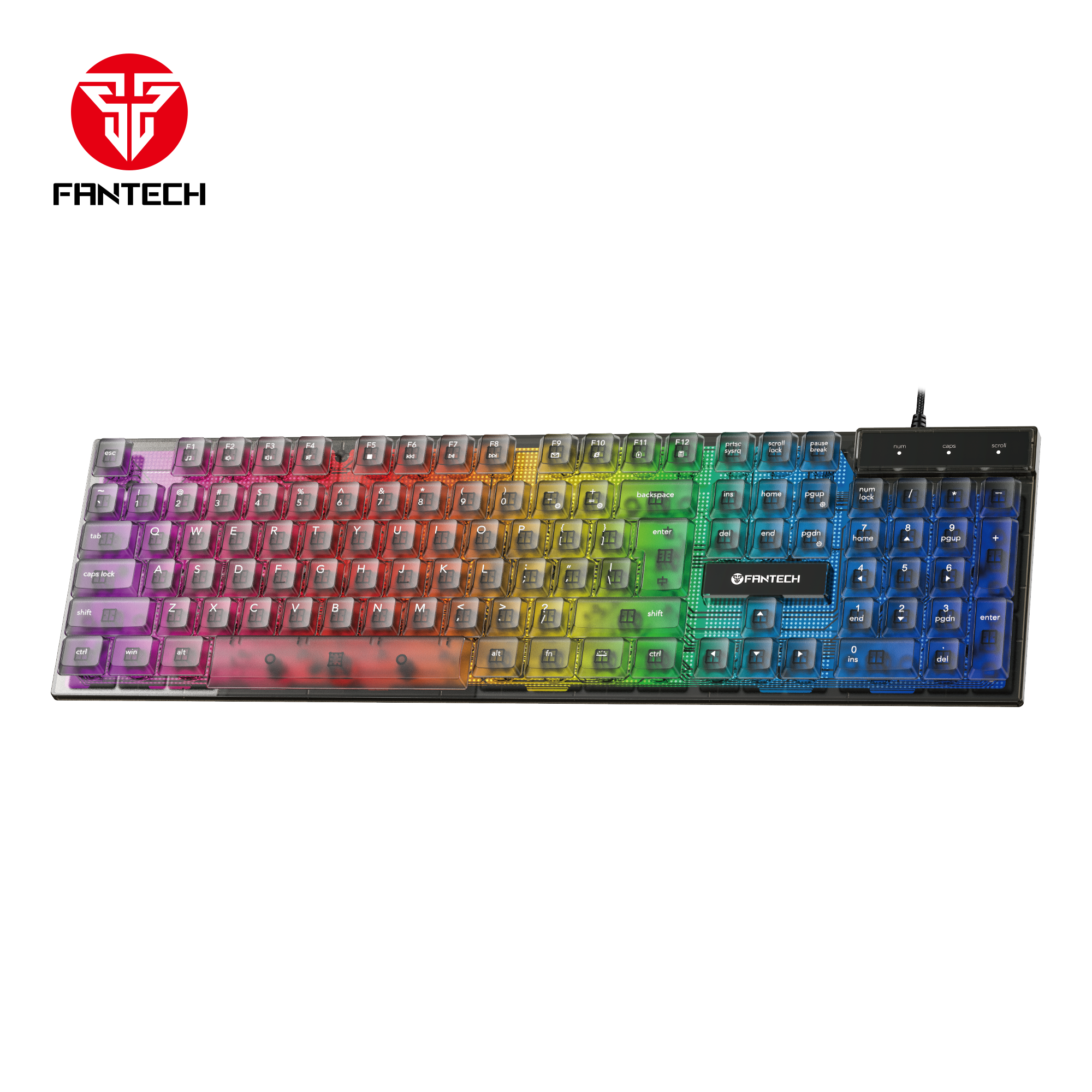 Fantech Shikari K515 RGB Membrane Gaming Keyboard JOD 12