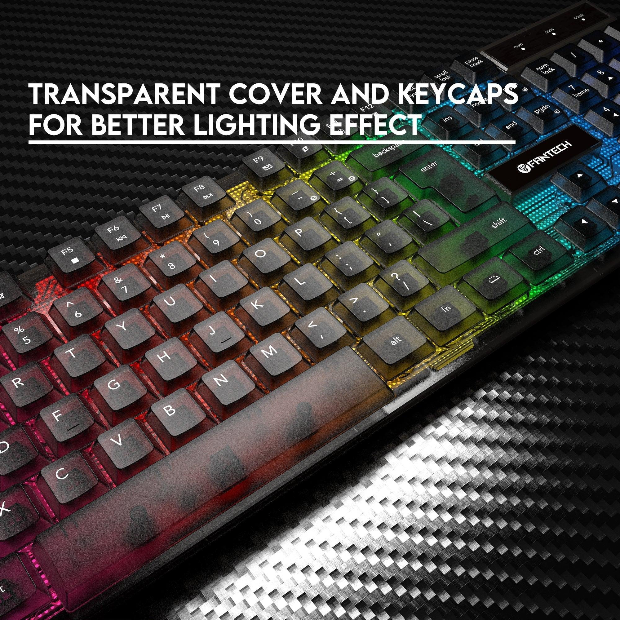 Fantech shikari k515 rgb membrane gaming keyboard - Fun Touch