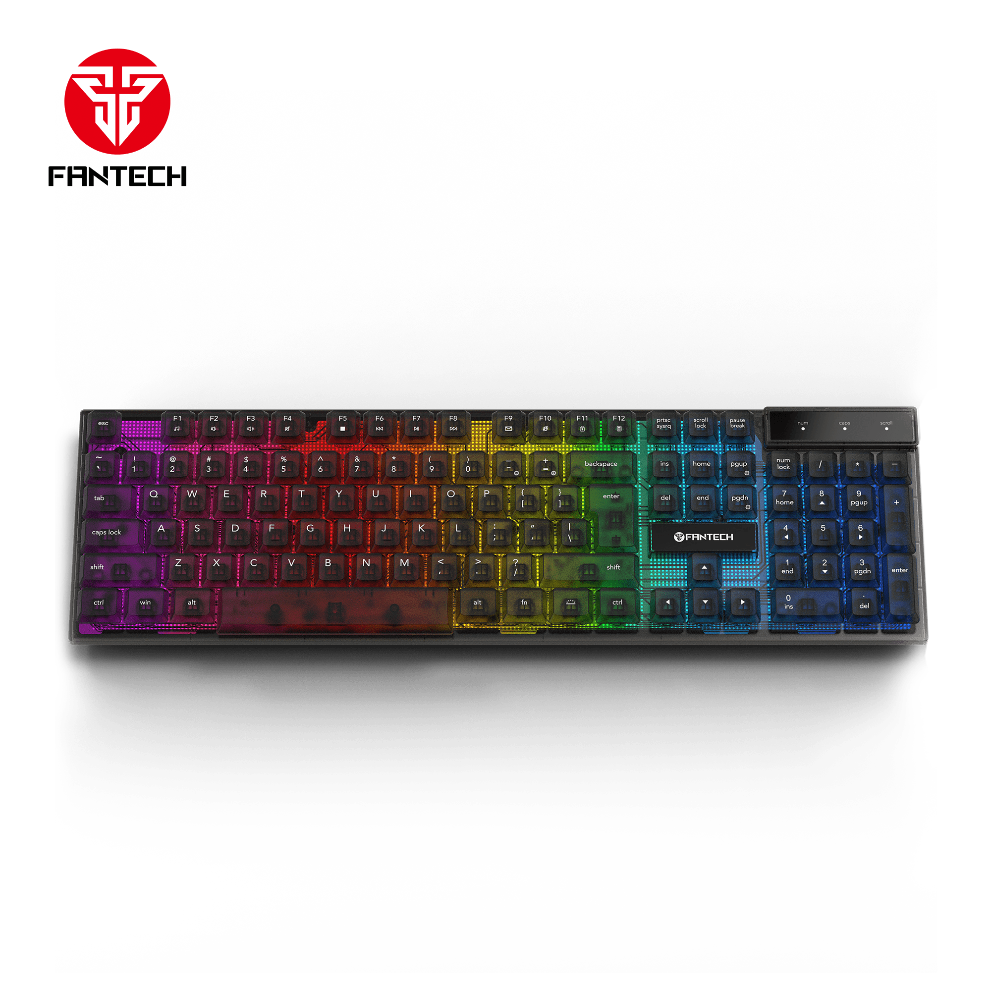 Fantech shikari k515 rgb membrane gaming keyboard - Fun Touch