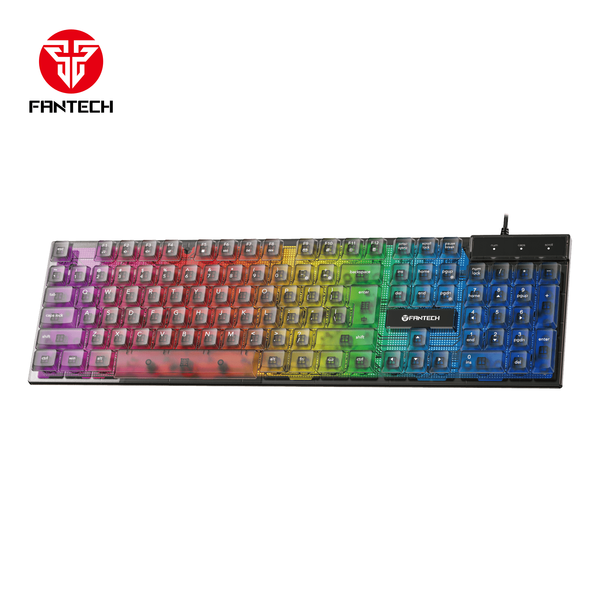 Fantech shikari k515 rgb membrane gaming keyboard - Fun Touch