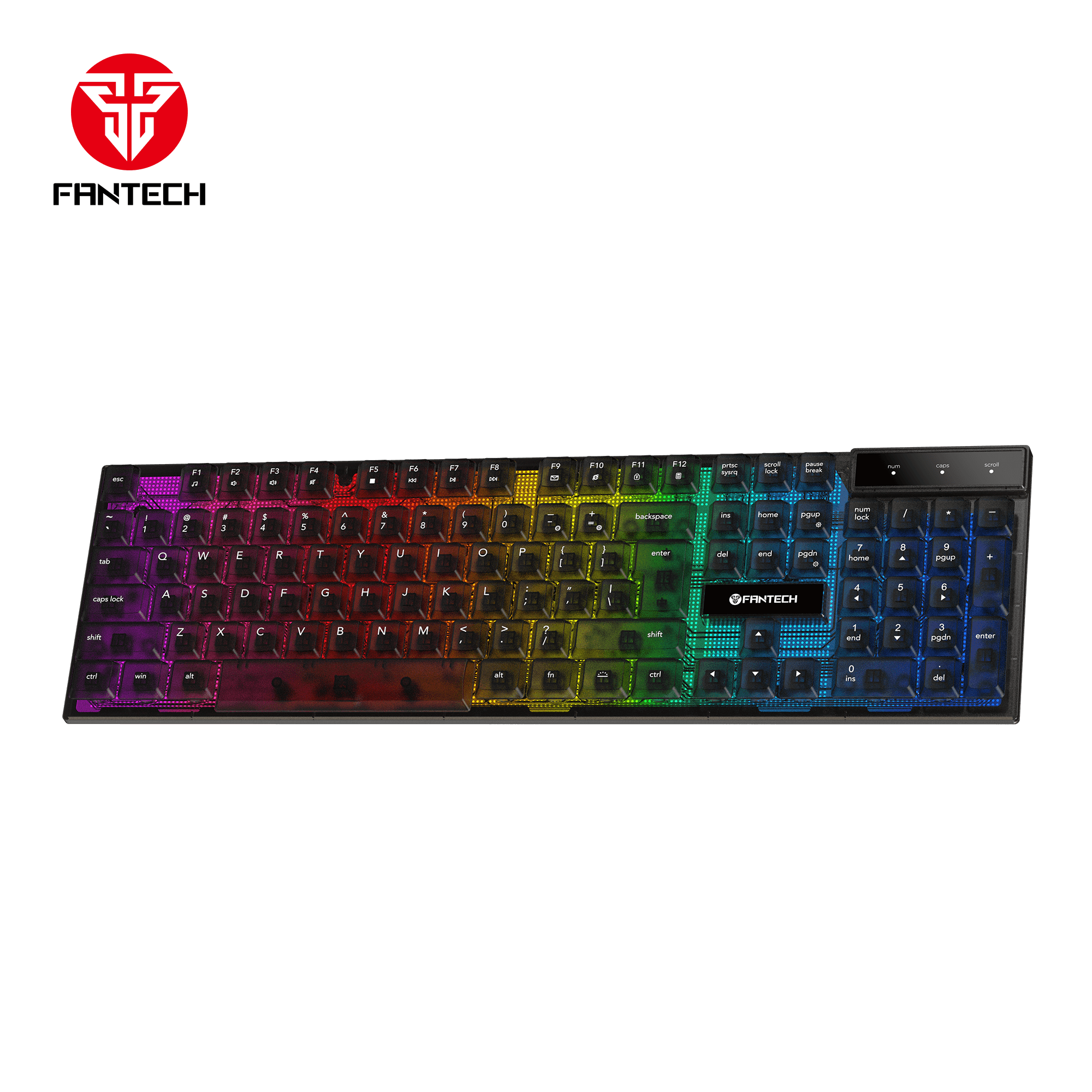 Fantech shikari k515 rgb membrane gaming keyboard - Fun Touch