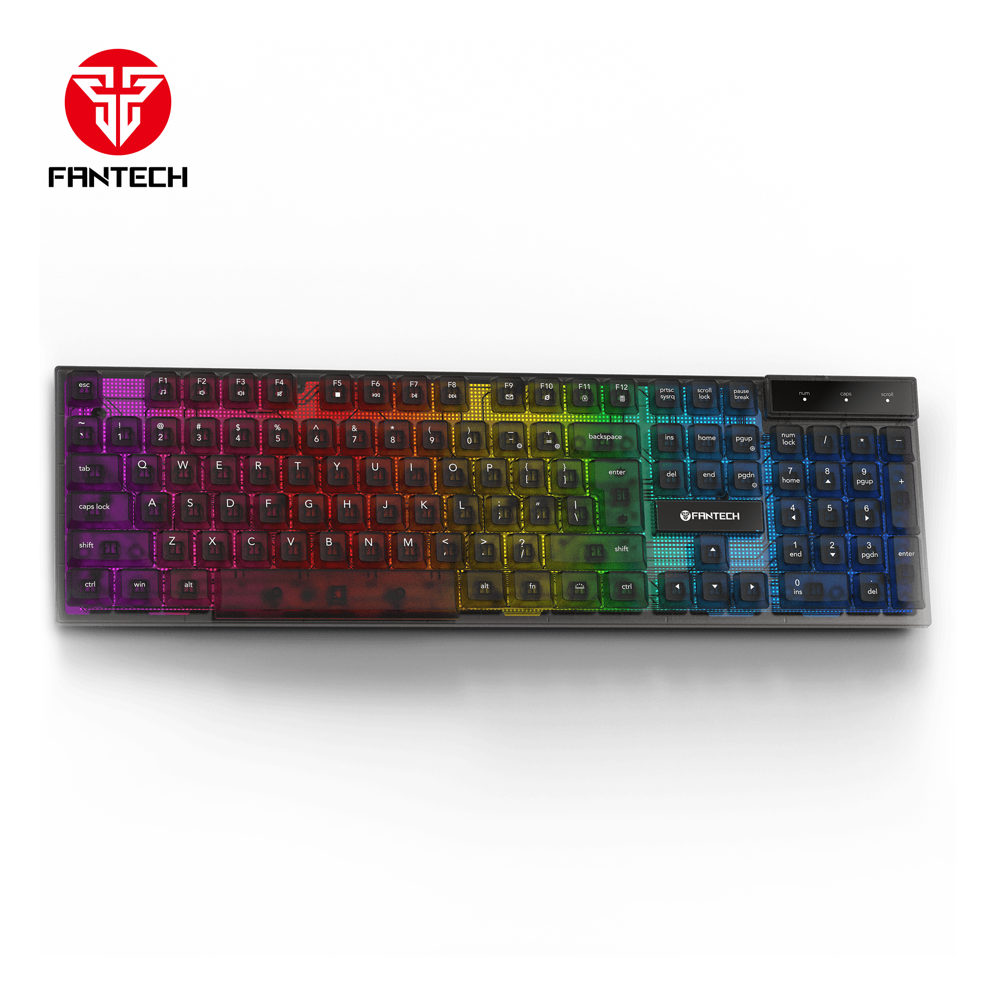 Fantech shikari k515 rgb membrane gaming keyboard - Fun Touch