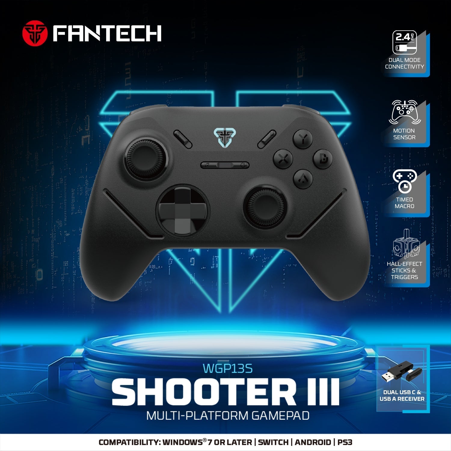 FANTECH SHOOTER II WGP13s CONTROLLER Console