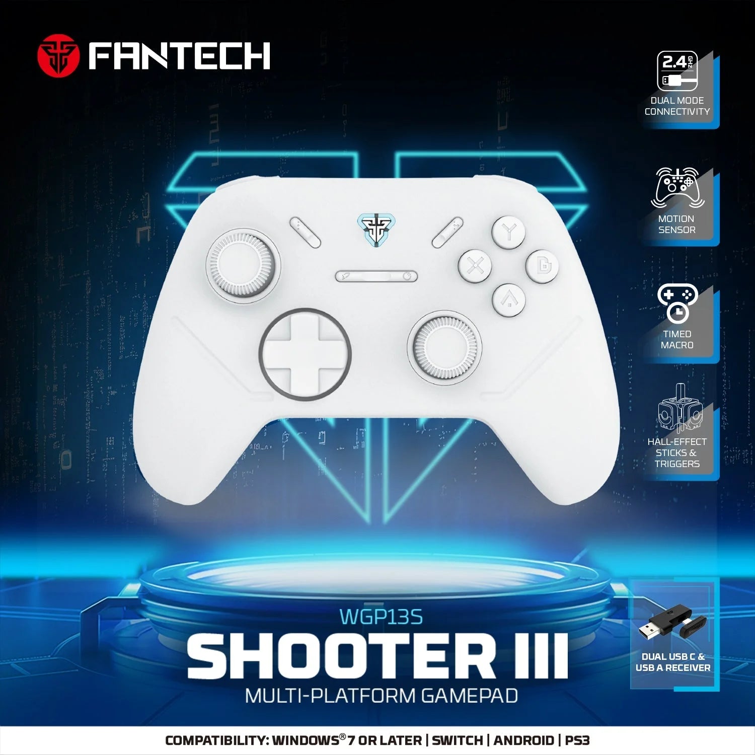 FANTECH SHOOTER II WGP13s CONTROLLER JOD 20