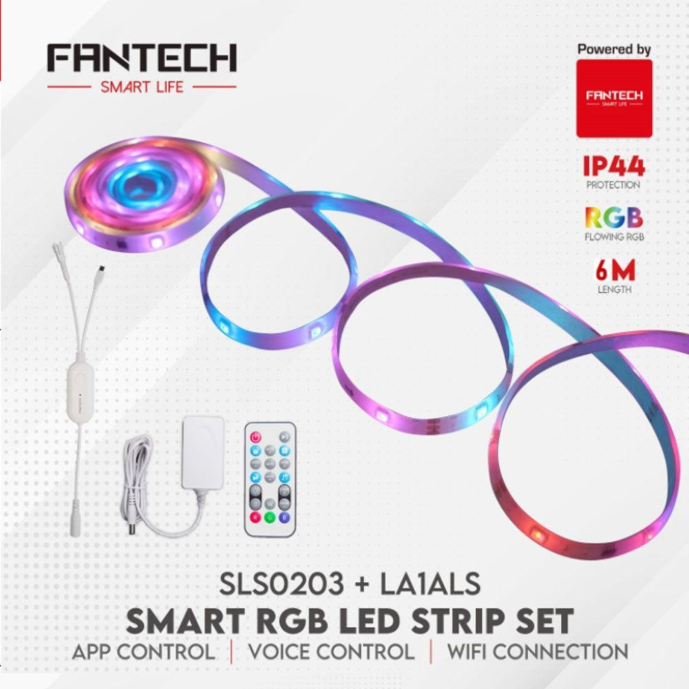 Fantech smart rgb led strip set sls0203 + la1als 3m JOD 20