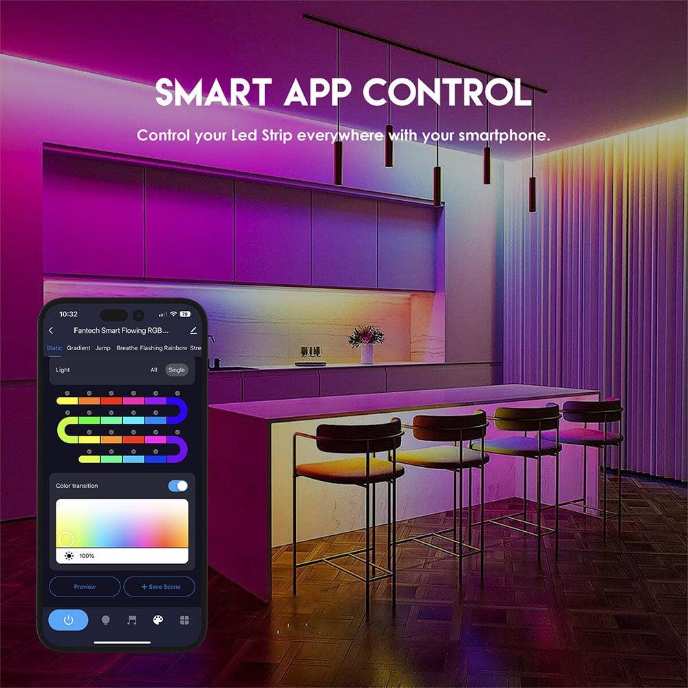 Fantech Smart RGB LED Strip Set SLS0203 + LA1ALS 3M Lightning