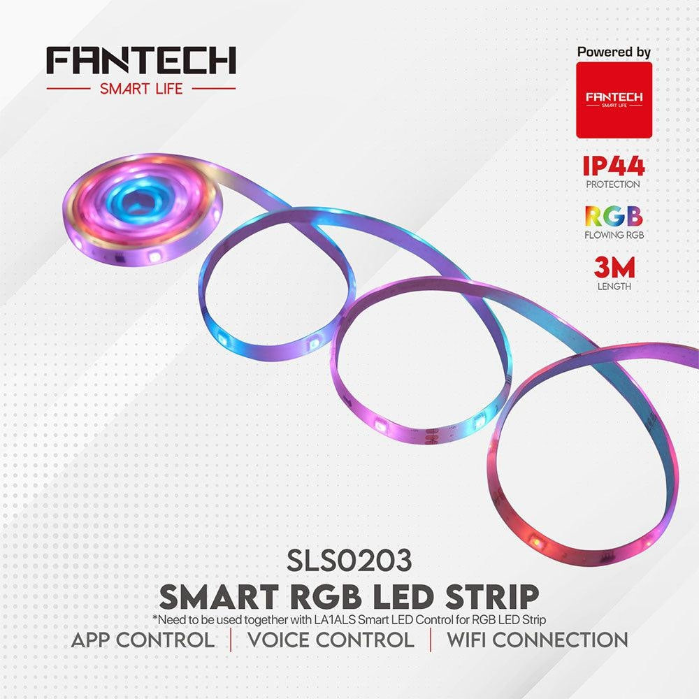 Fantech smart rgb led strip set sls0203 + la1als 3m