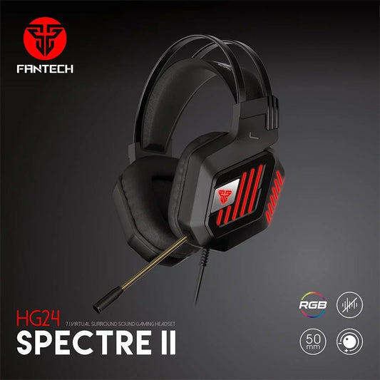 Fantech spectre ii hg24 7.1 virtual surround sound gaming headset - headsets
