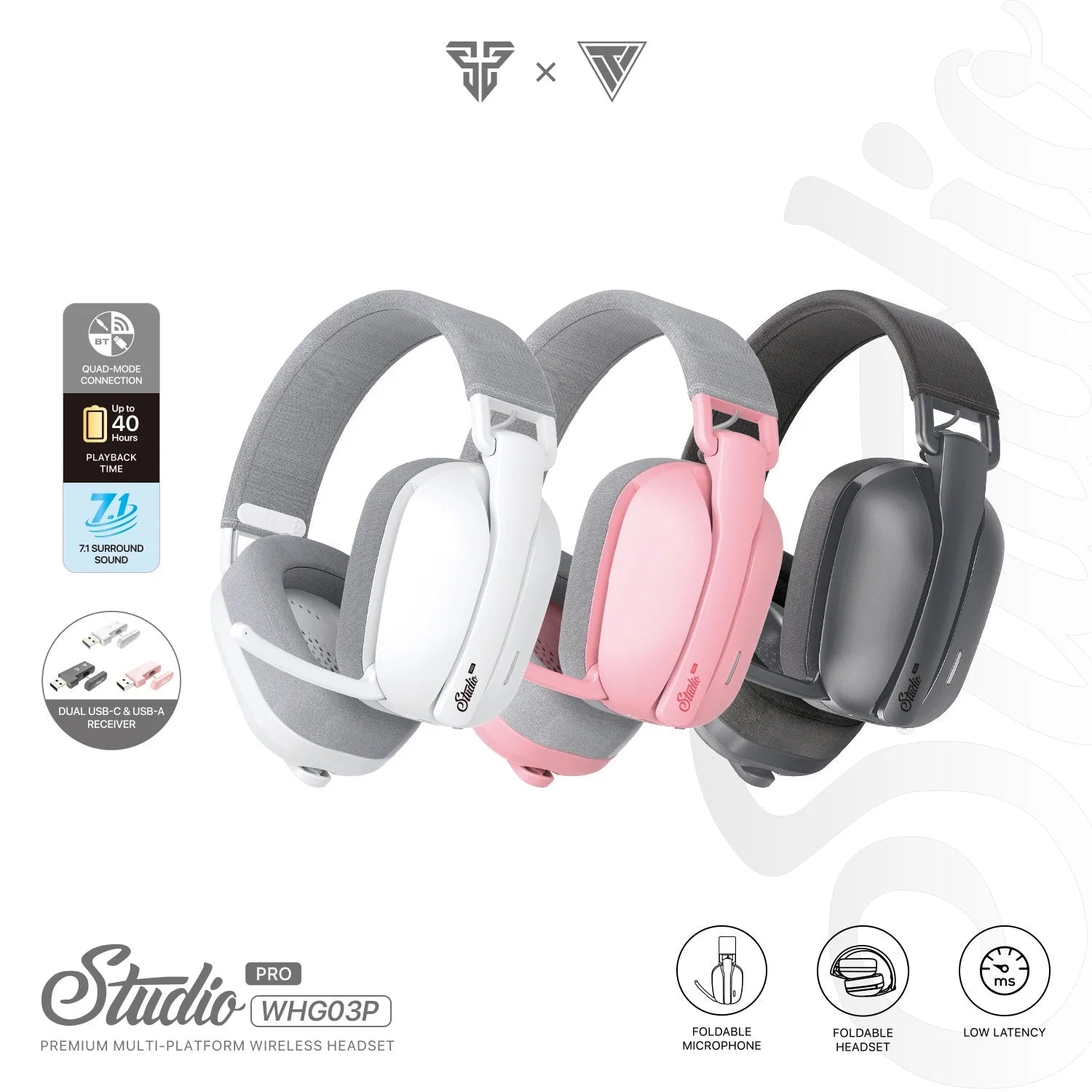 Fantech studio pro whg03p wireless headset
