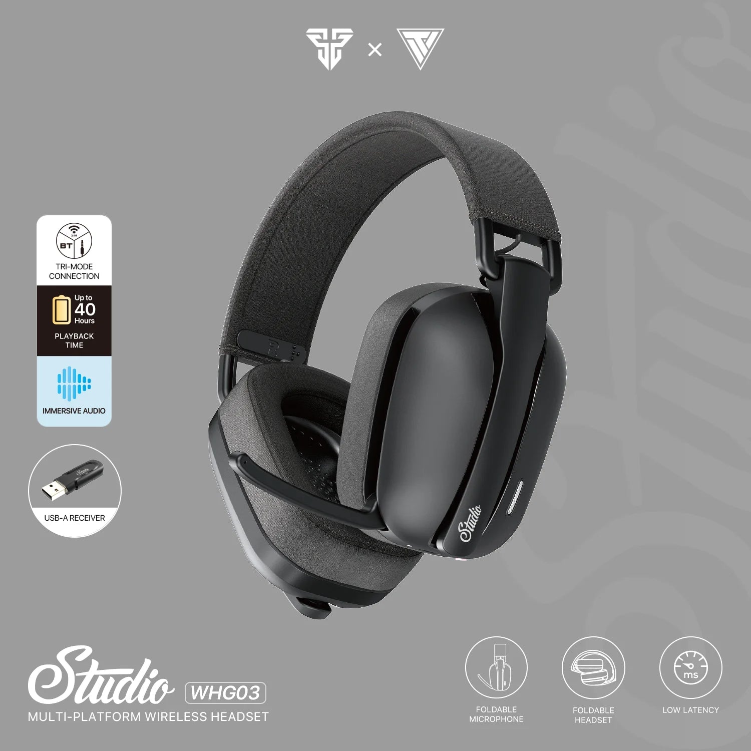 Fantech studio whg03 wireless headset