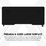 Fantech Tigris GD214 Gaming Desk RGB Illumination Premium and Sleek Large